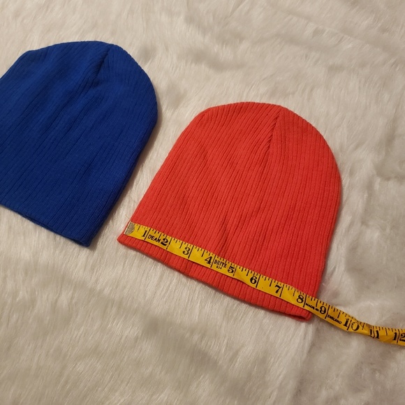 Forever 21 Orange and Blue Beanies - Picture 7 of 8